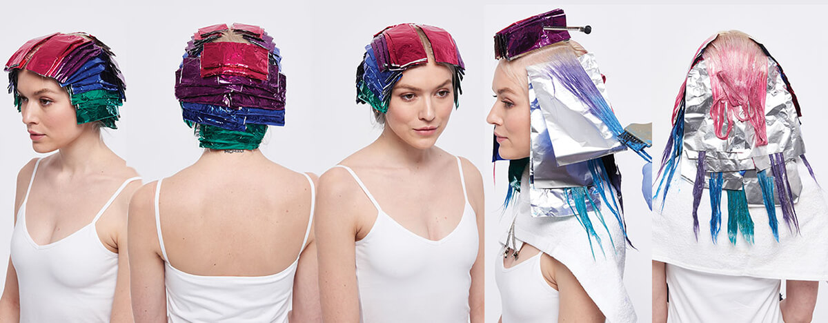 ConfettiCollectionTechnique_Step7 Color Intensity hair color technique confetti collection step 7