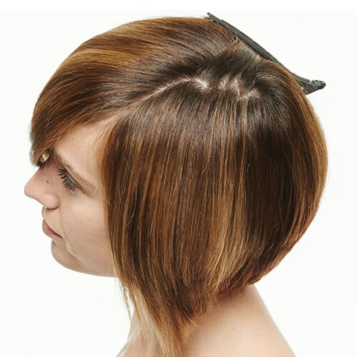 sultry-blonde-step1 Sultry blonde hair color technique step 1