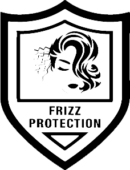 frizz protection badge