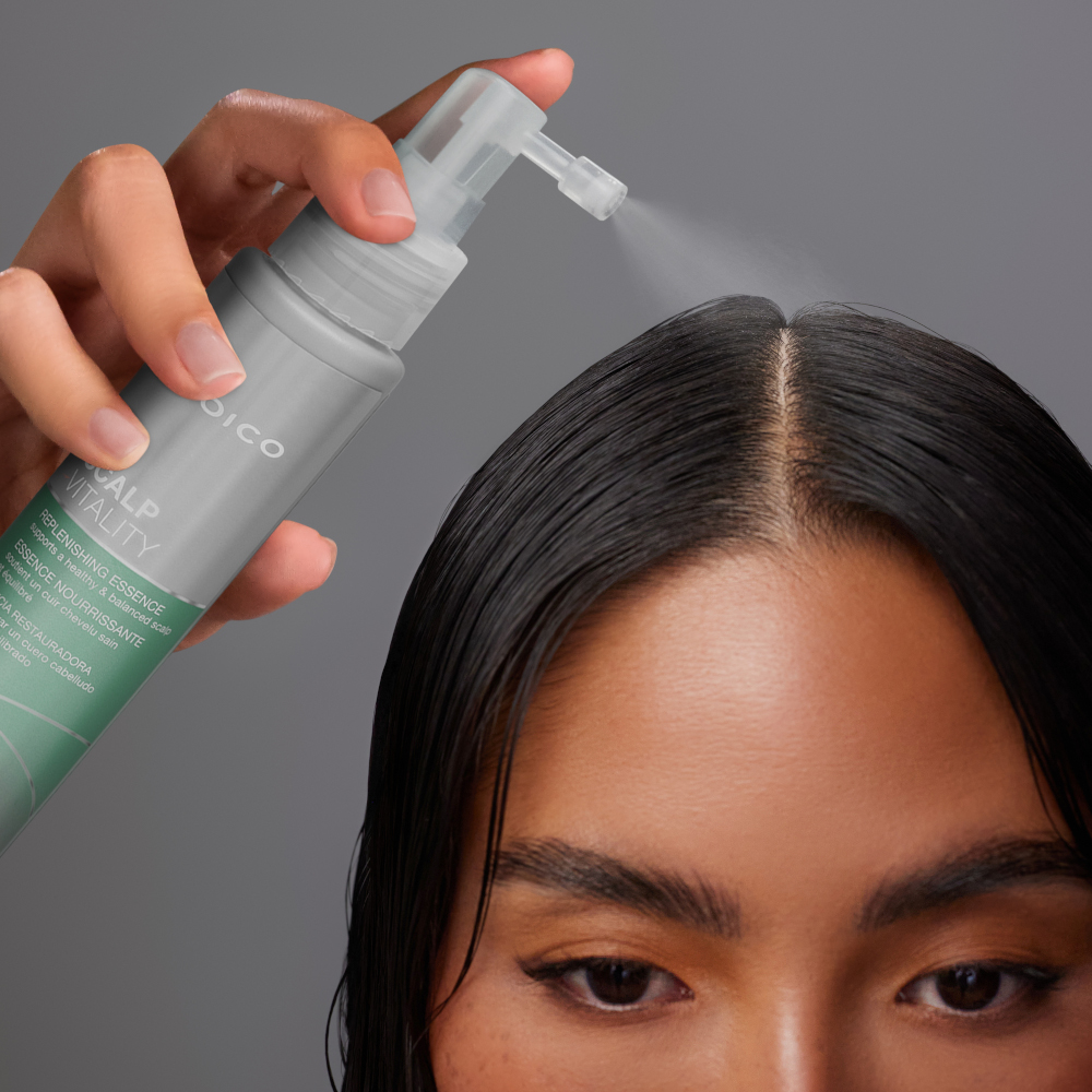model spraying scalp vitality essence