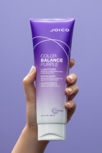 color balance purple conditioner hair product