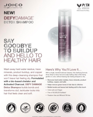 defy damage detox shampoo fact sheet