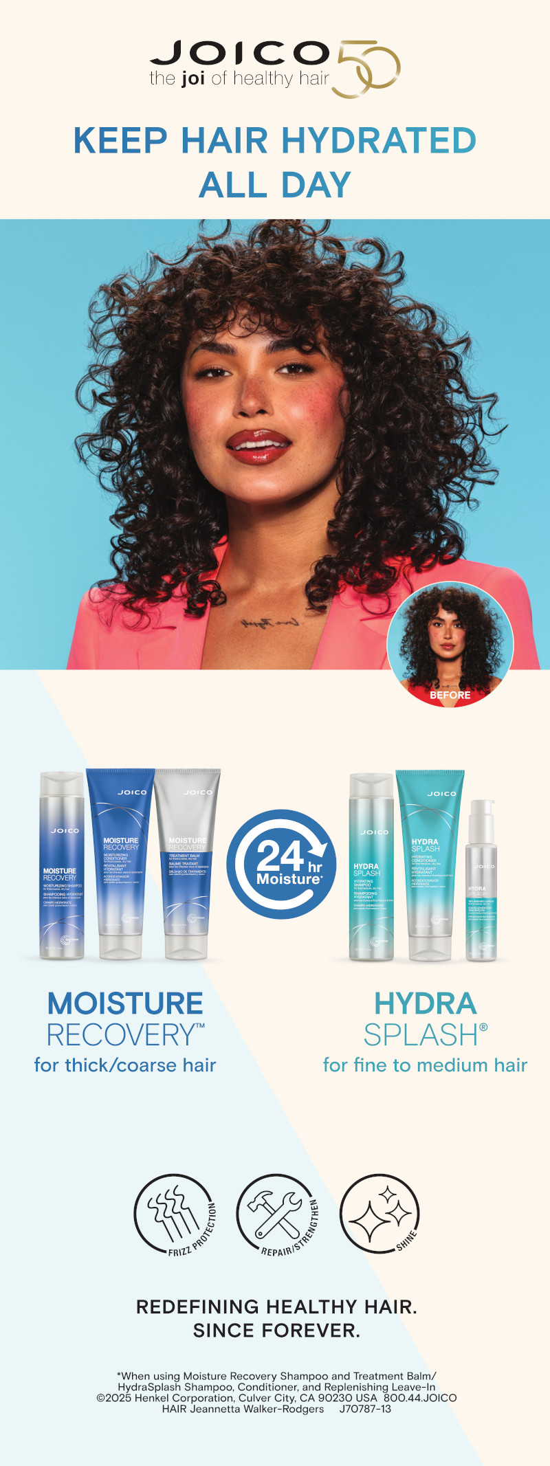 moisture recovery model with products
