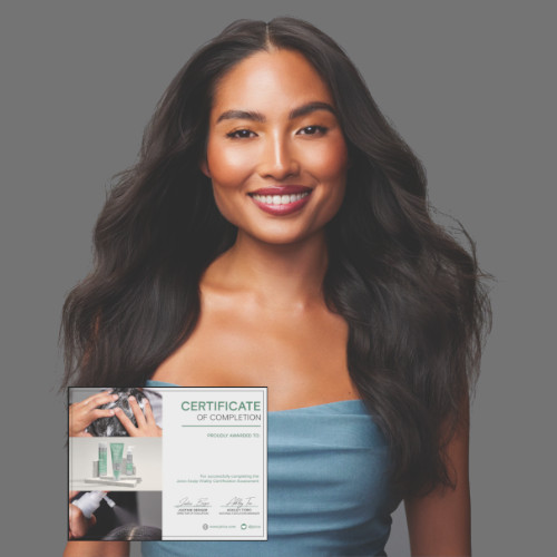 hair model with certificate