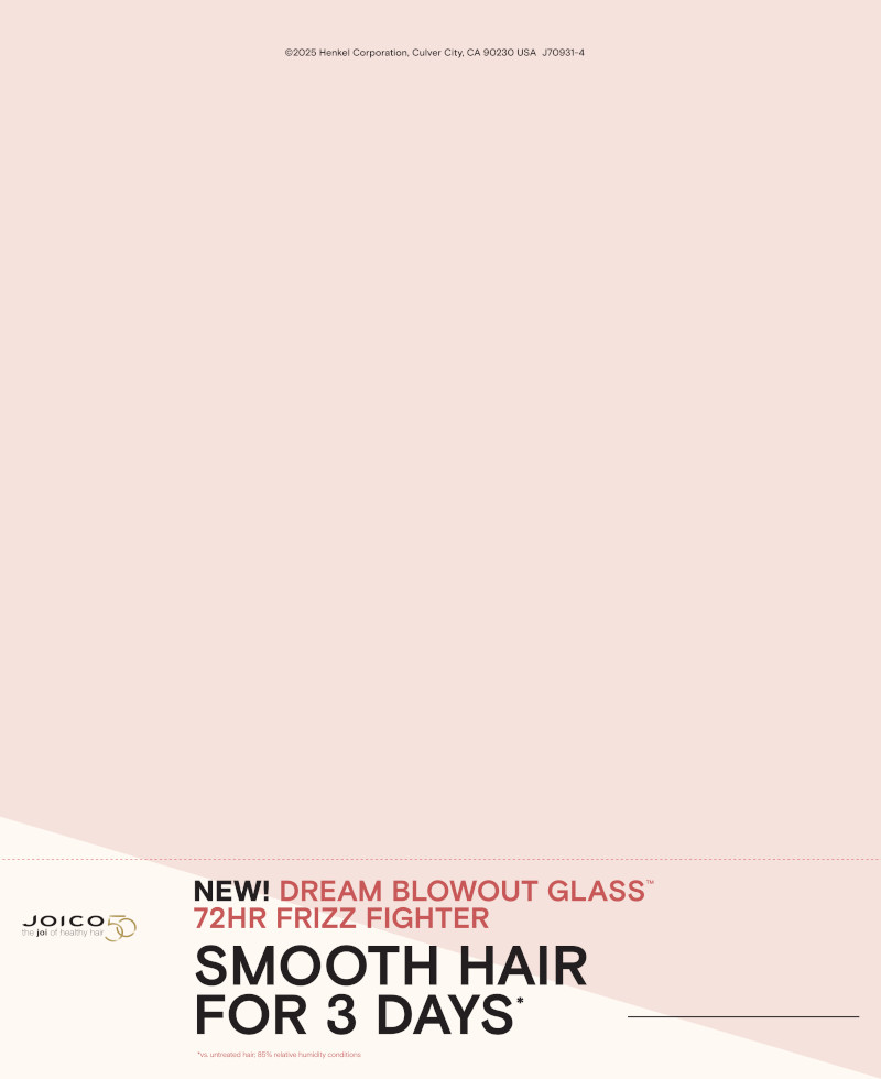 dream blowout glass shelf talker