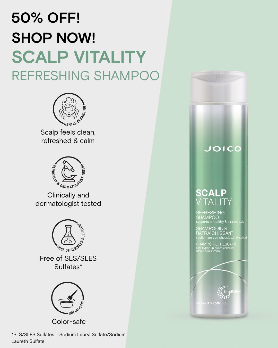 scalp vitality shampoo with claims