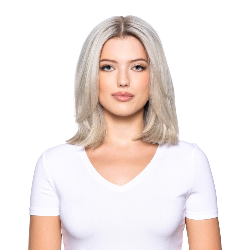 blonde life demi gloss 10t model after treatment