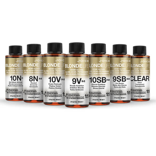 blonde life demi gloss bottles