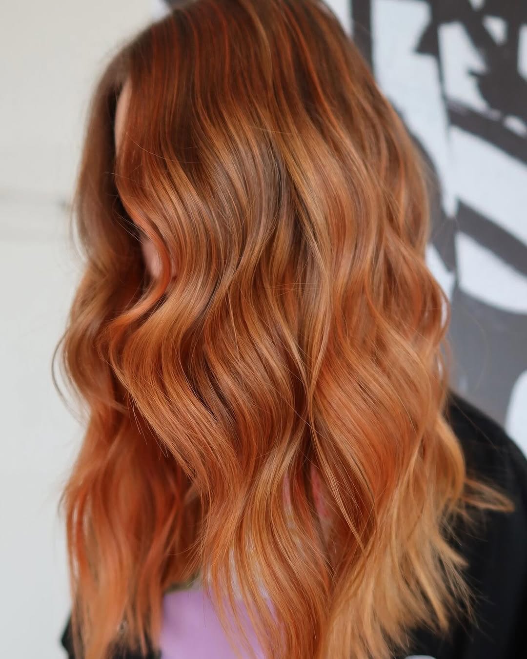 hair model after treatment