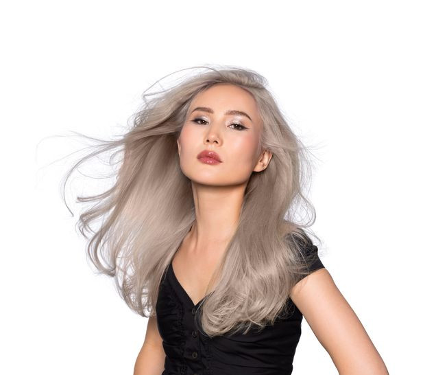 model after Chrome Platinum Toning Technique