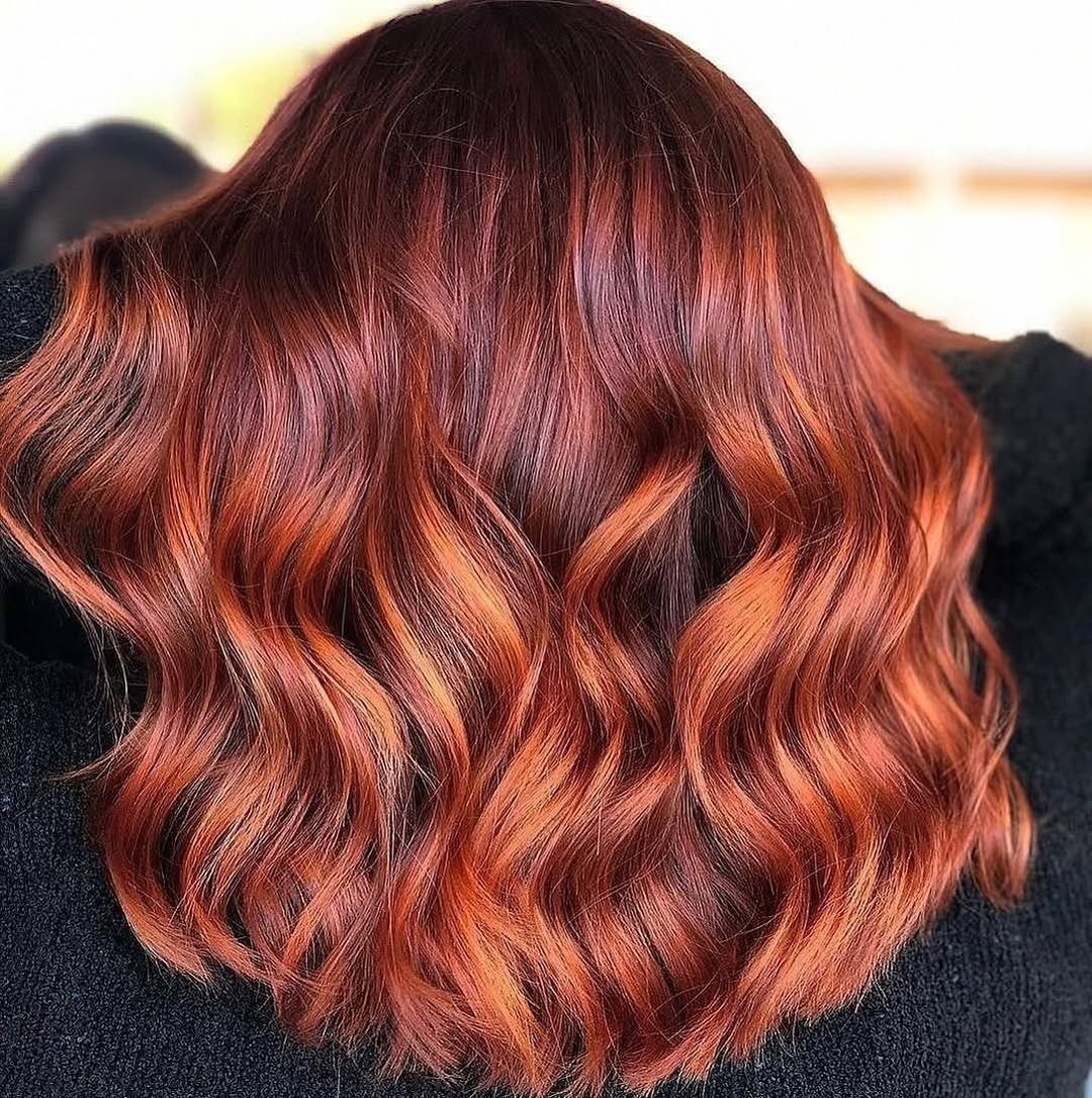 hair model after treatment