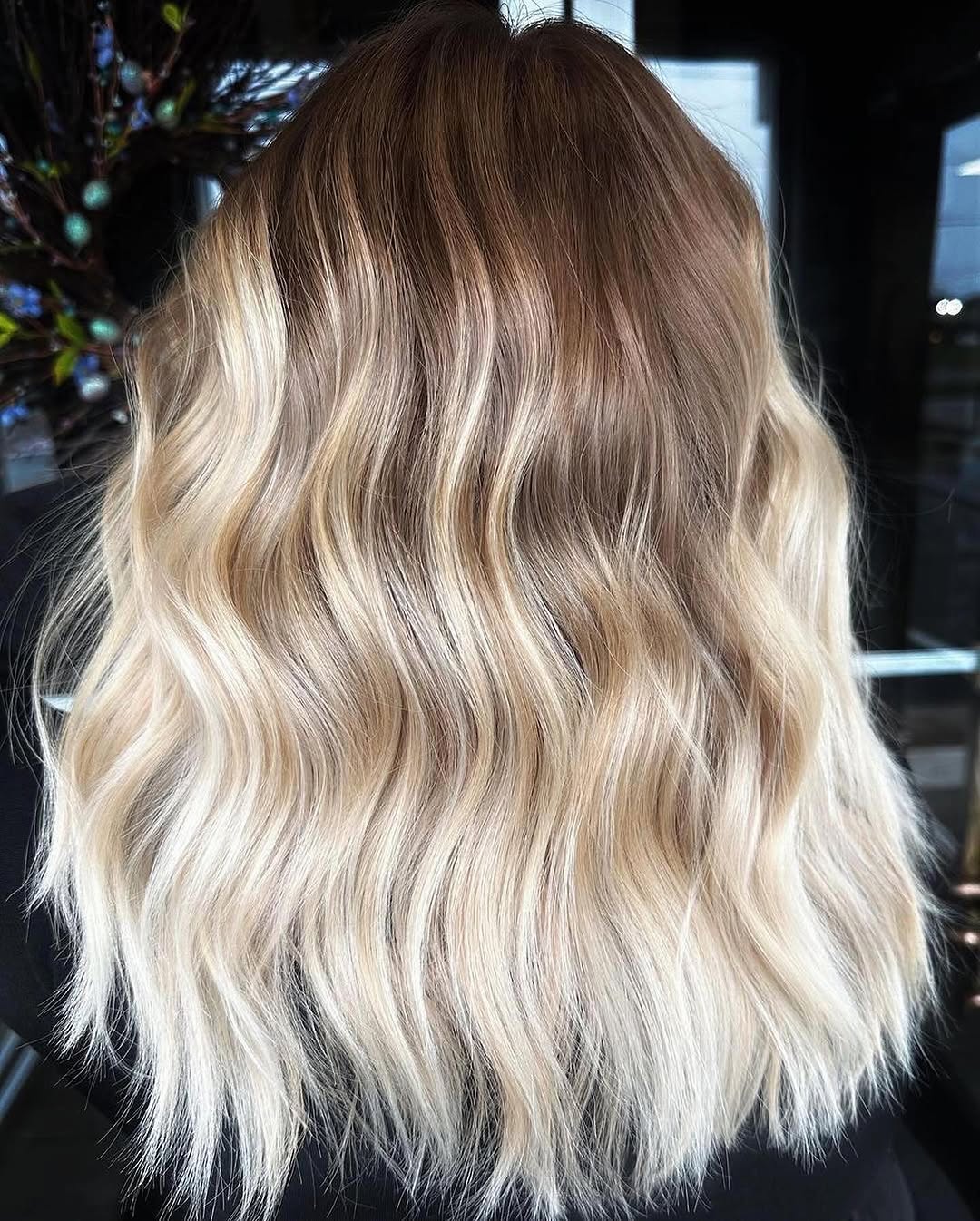 hair model after treatment