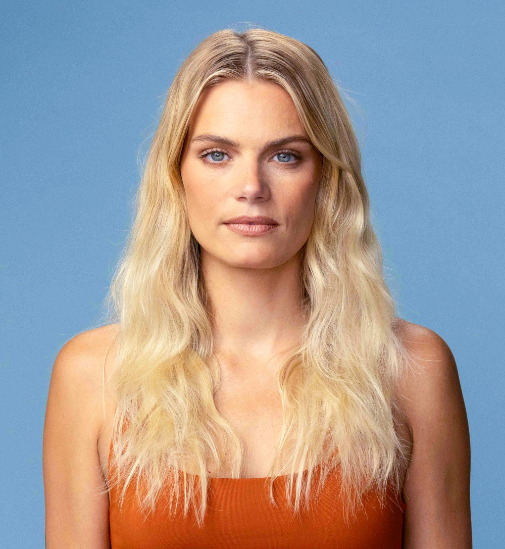 model - gold toner before treatment