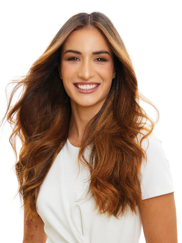 brunette hair model after