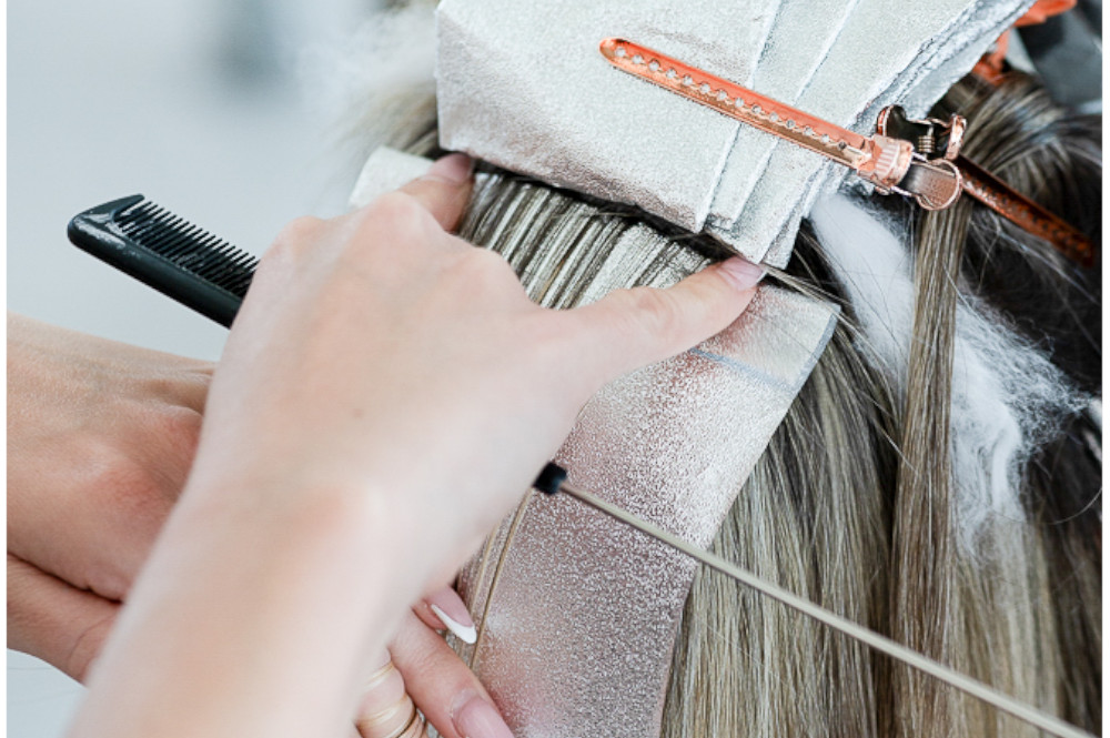 olivia placing foils