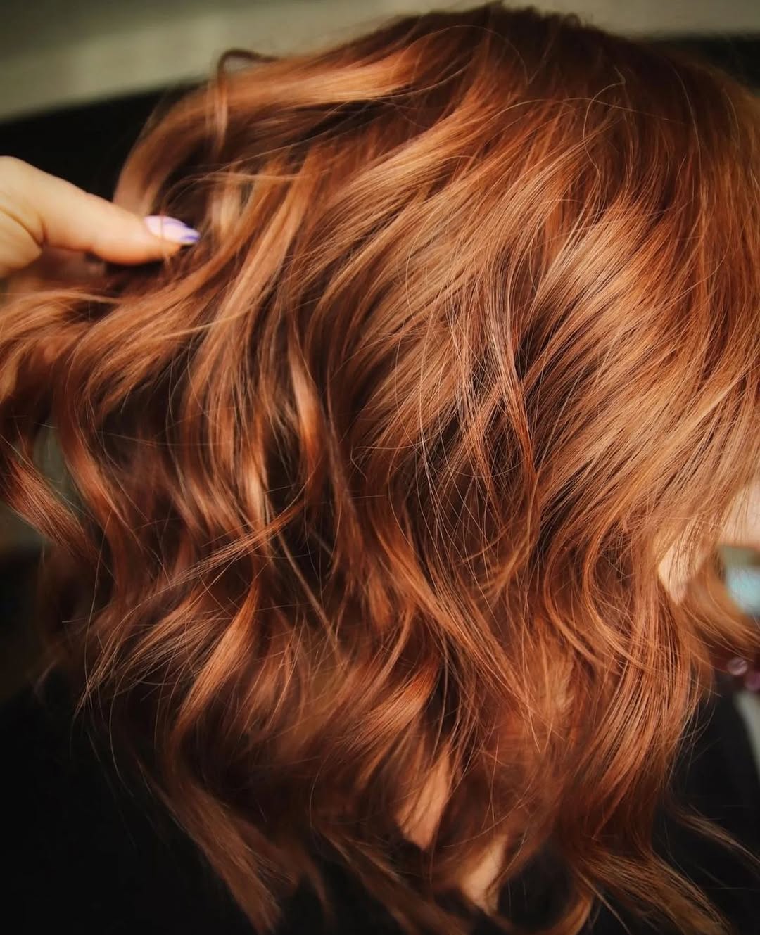 hair model for strawberry copper