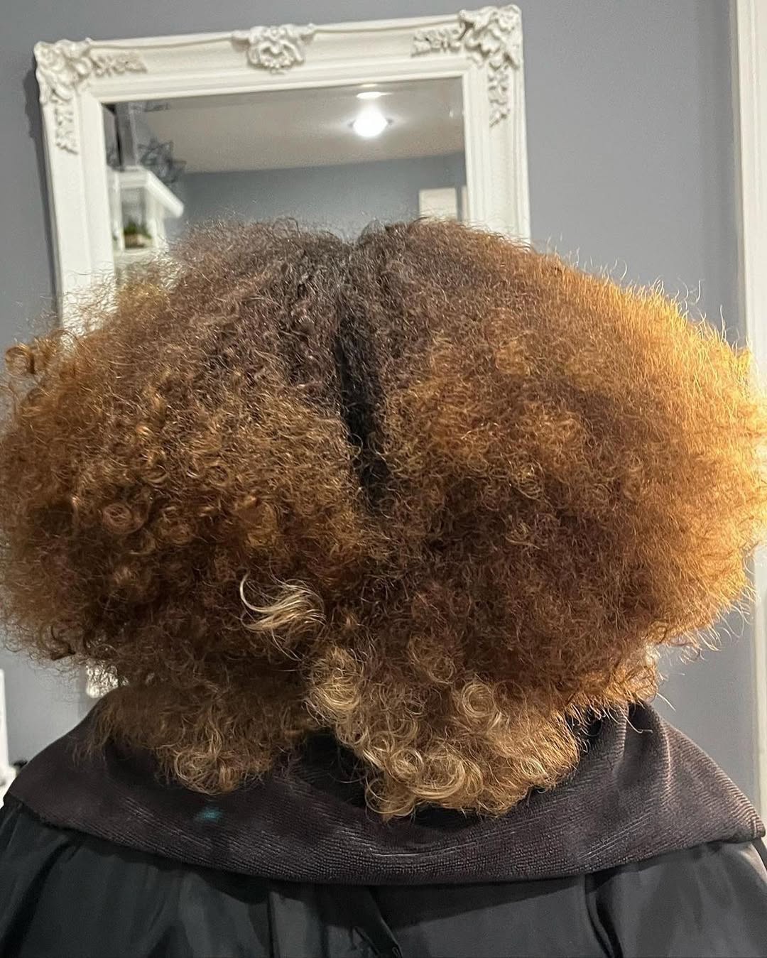 hair model beefore treatment