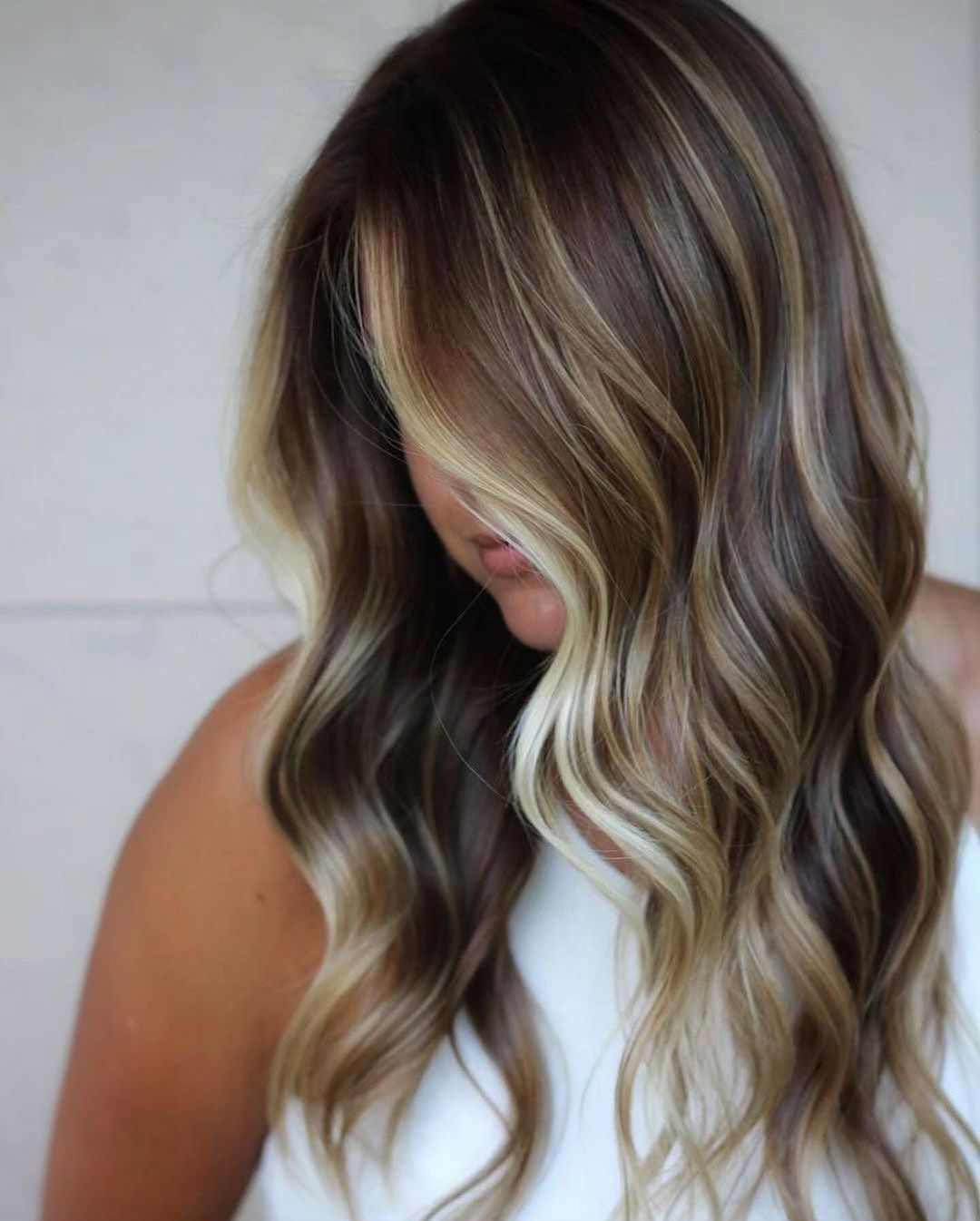 hair model after treatment