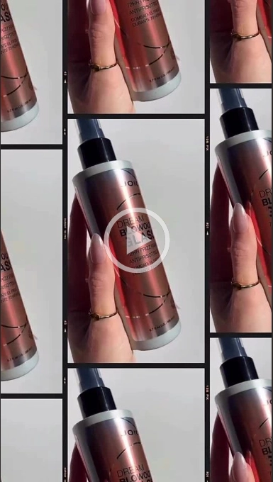 Joico Dream Blowout Glass hair spray bottle multiple frames